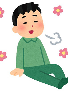 ゆっくり待機室で睡眠までできちゃいますよ～！！