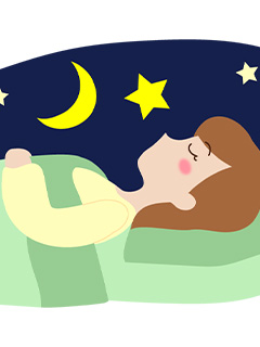 ゆっくり待機室で睡眠までできちゃいますよ～！！